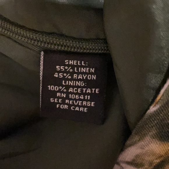 Premise Fully Lined Skirt SZ 4 Beautiful Tropical Print with Palm Leaves - Picture 5 of 10